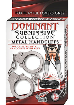 Dominant Submissive Metal Handcuffs_0