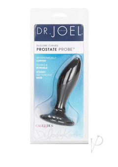 Silicone Prostate Probe Curved Black_0