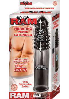 Ram Vibrating Penis Extender Smoke_0