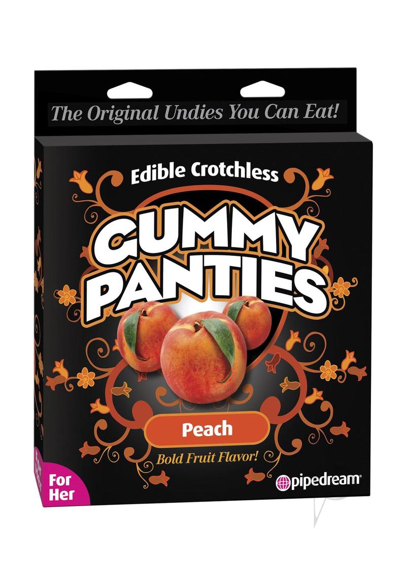 Edible Crotch Gummy Panties Peach_0