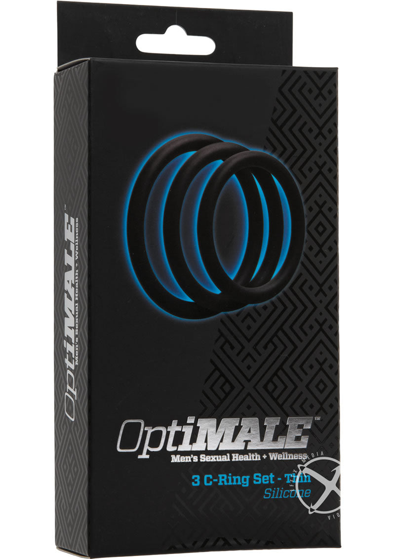 Optimale 3 C-ring Thin Set Black_0