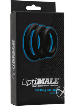 Optimale 3 C-ring Thick Set Black_0