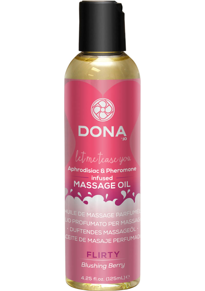 Dona Massage Oil Blushing Berry 3.75floz_0