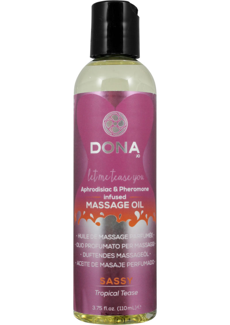 Dona Massage Oil Tropical Tease 4oz_0