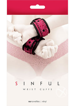 Sinful Wrist Cuffs Pink_0