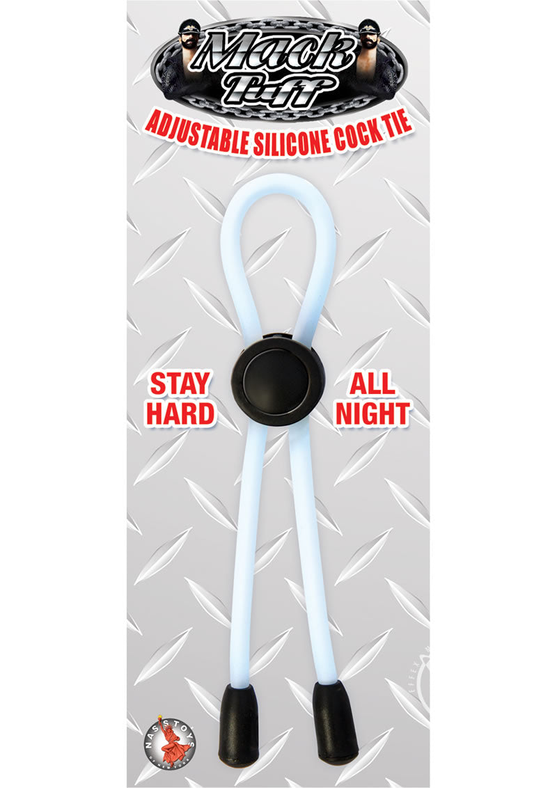 Mack Tuff Adjustable Cock Tie Clear_0