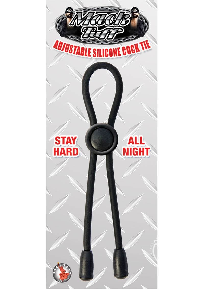 Mack Tuff Adjustable Cock Tie Black_0