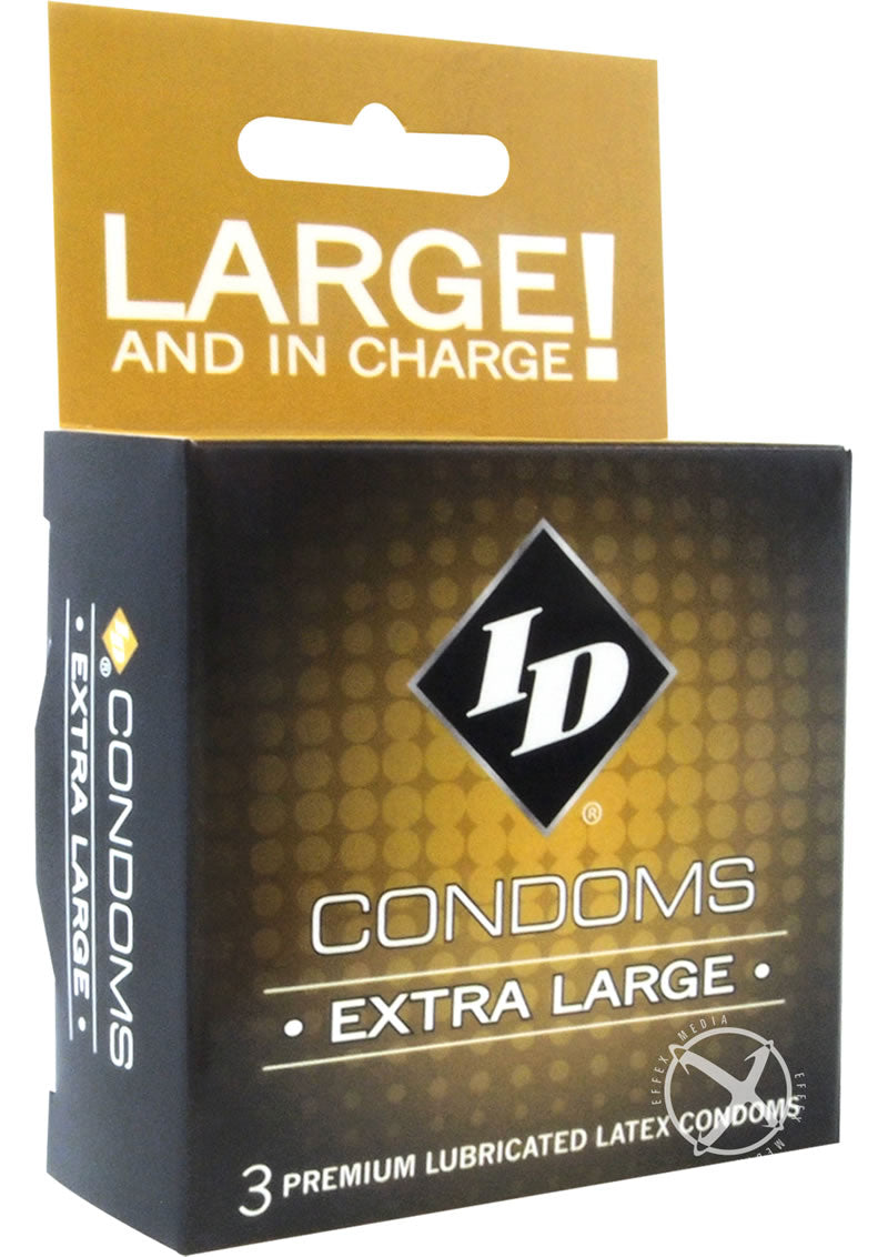 Id Extra Large Condom 3 Pack_0