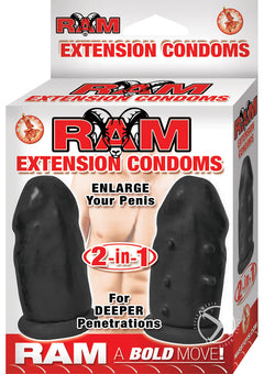 Ram Extension Condoms Black_0