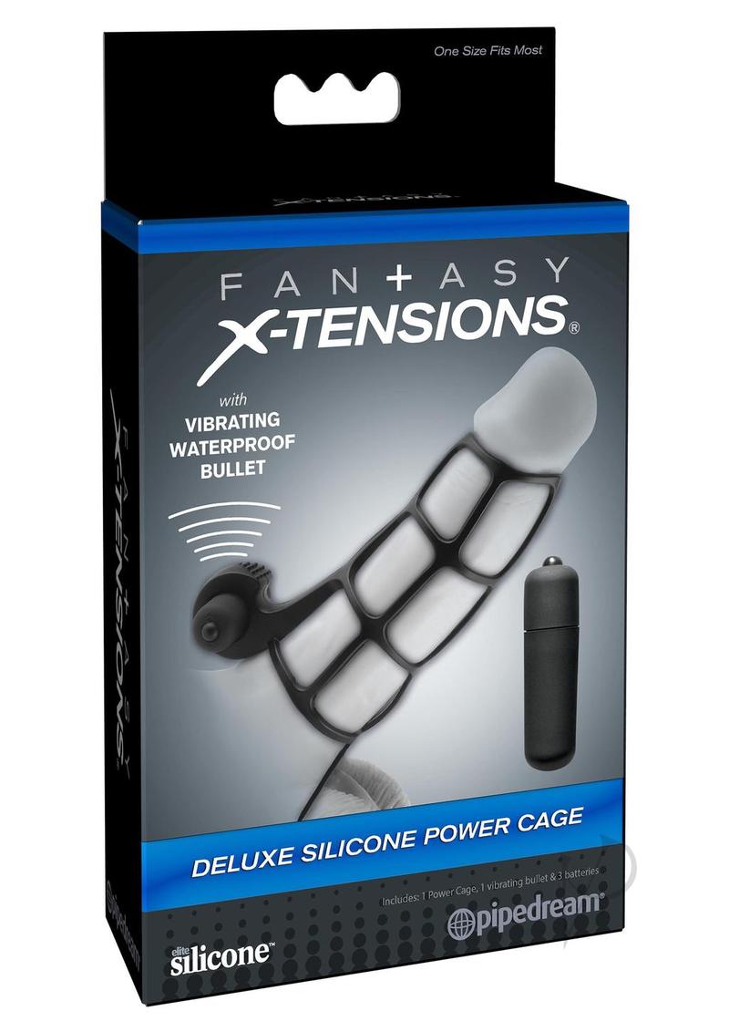 Fx Deluxe Silicone Power Cage Black_0