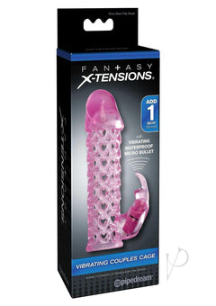 Fx Vibrating Couples Cage Pink_0