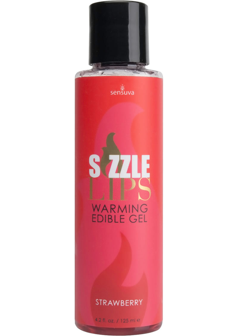 Sizzle Lips Warming Gel Strawberry 4.2oz_0