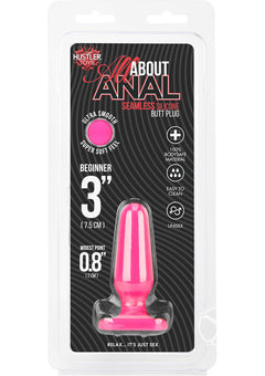 Hustler Seamless Silicone Plug 3 Pink_0