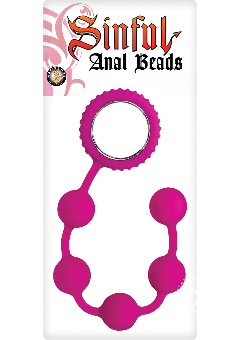 Sinful Anal Beads Pink_0