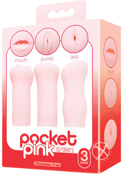 Pocket Pink Mini Masturbator Trio_0