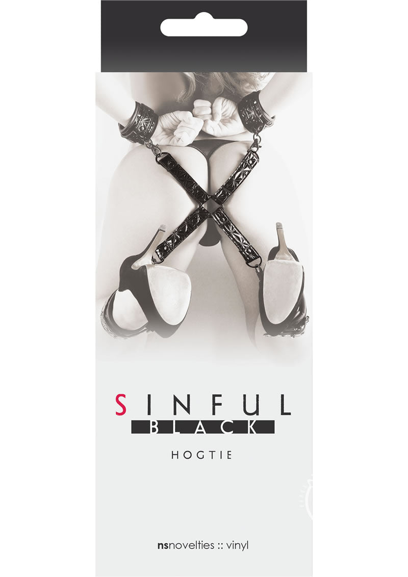 Sinful Bondage Hogtie Black_0