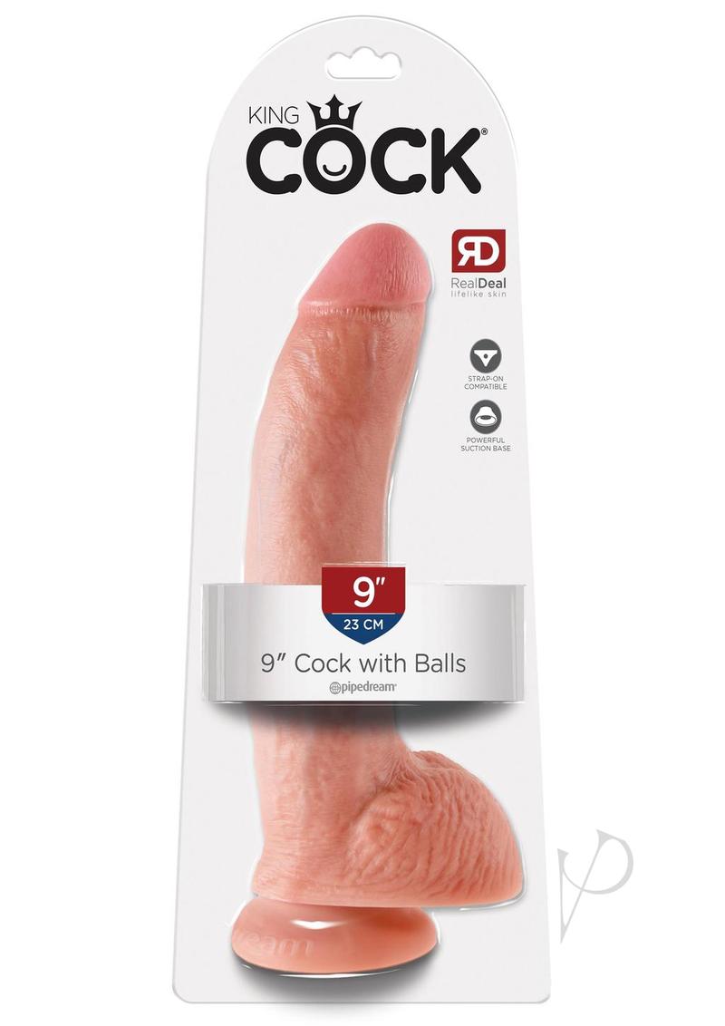 Kc 9 Cock W/balls Flesh_0