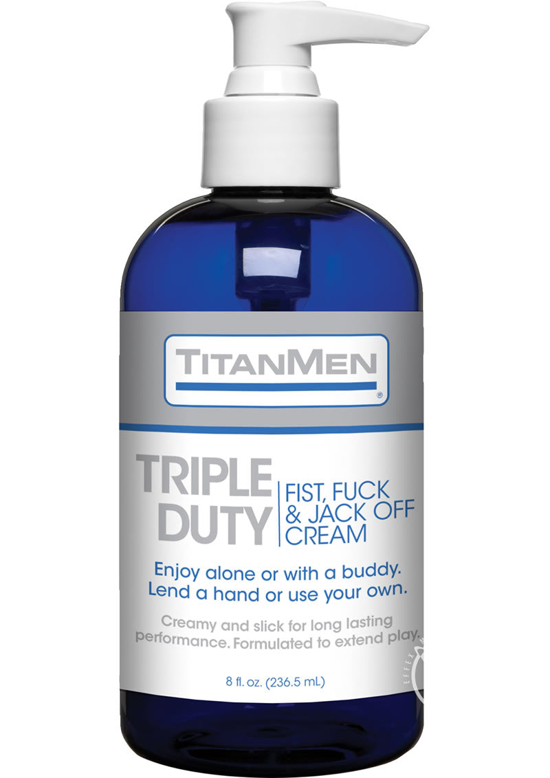 Titanmen Triple Duty Jack Off Cream 8oz_0