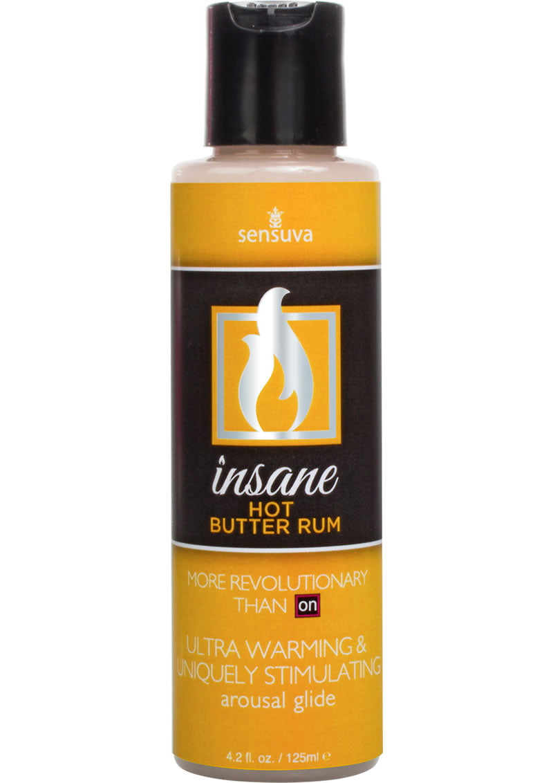 Insane Arousal Glide Hot Butter Rum 4oz_0