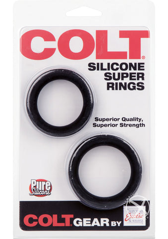 Image of Colt Silicone Super Rings Black_0
