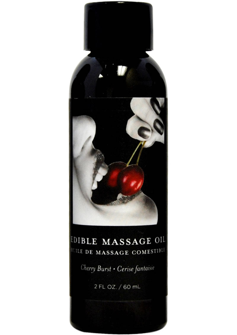 Edible Massage Oil Cherry 2oz_0
