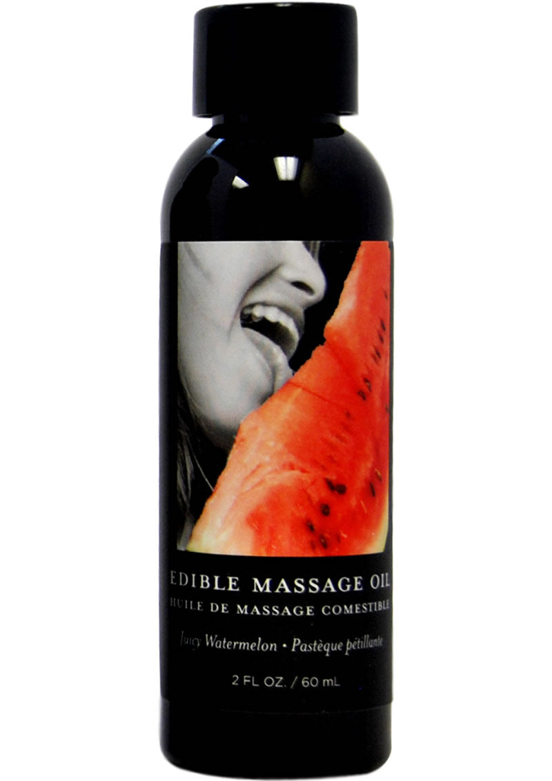 Edible Massage Oil Watermelon 2oz_0