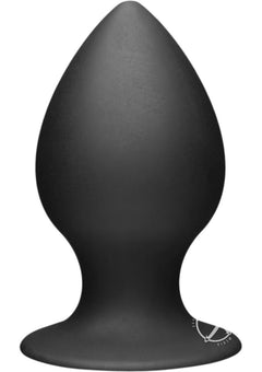 Tof Medium Silicone Anal Plug Black_1