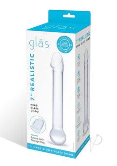 Realistic Head Glass Dildo 7_0