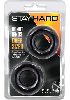 Stay Hard Donut Rings Oversized 2pk_0