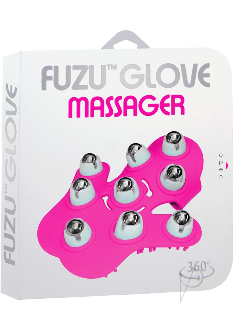 Fuzu Glove Massager Neon Pink_0