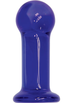 First Glass Indigo Anal Plug_1