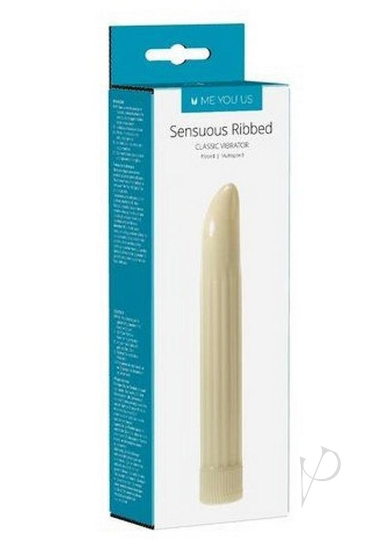 Sensuous Ribbed Vibrator Minx Ivory_0