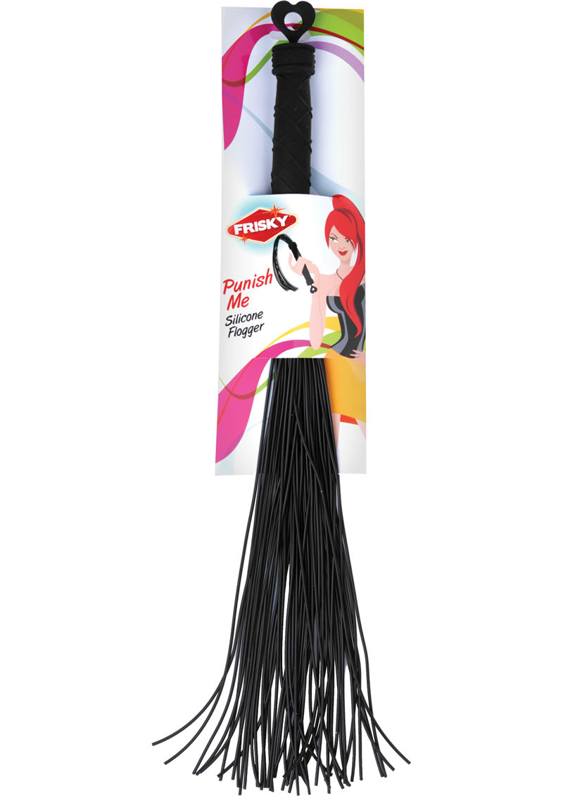 Frisky Punish Me Silicone Flogger_0