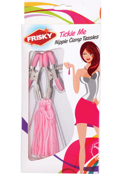 Frisky Tickle Me Pink Nipple Clamp Tssl_0