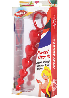 Frisky Sweet Heart Silicone Anal Beads_0