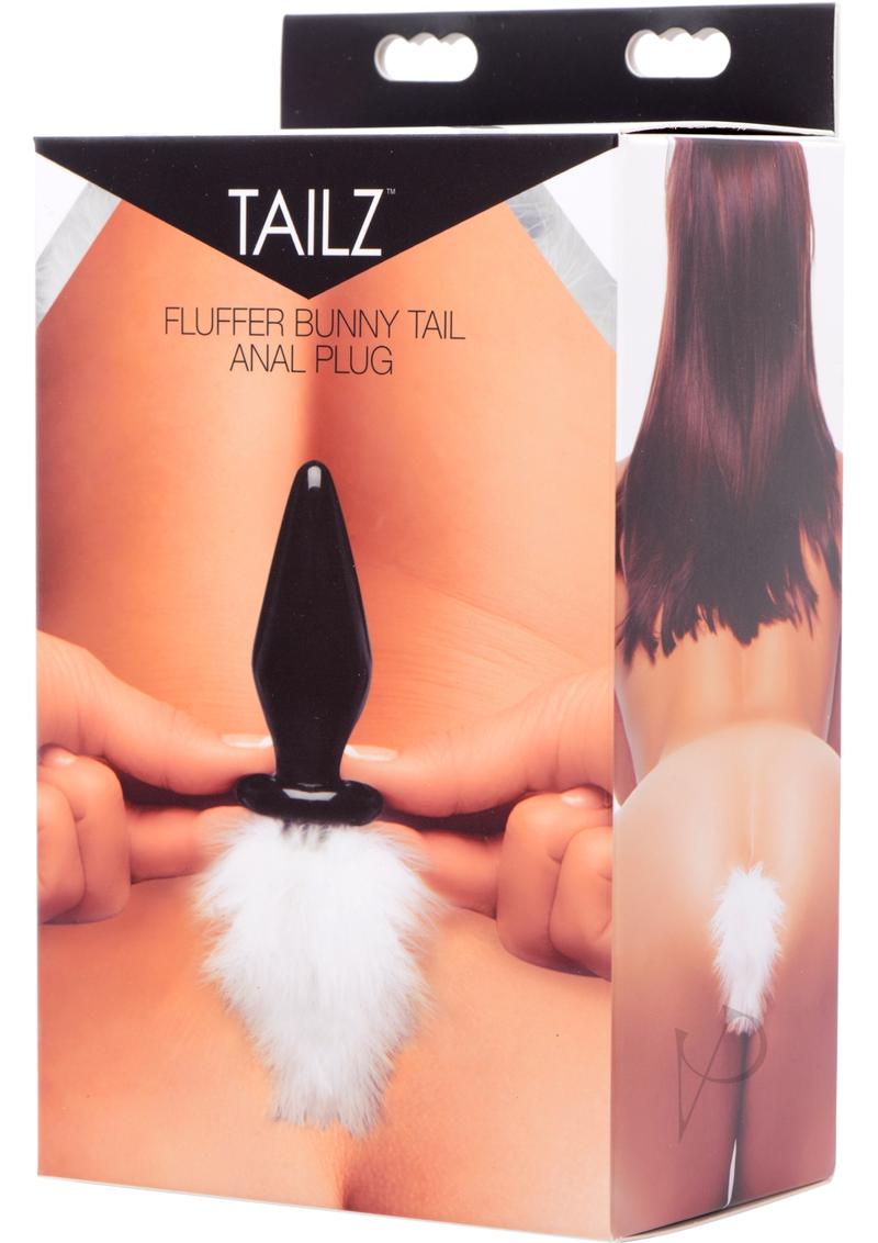 Tailz Fluffer Bunny Tail Glass Anal_0