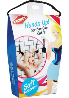 Frisky Hands Up Suction Cup Cuffs_0