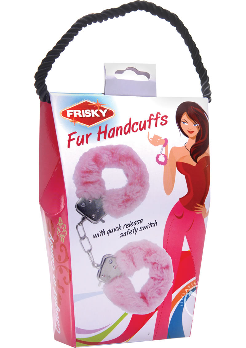 Frisky Pink Fur Handcuff Caught In Candy_0