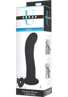 Strap U Onyx Vibrating  g-spot Dildo_0