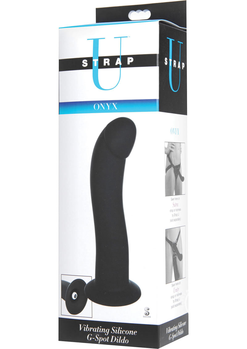 Strap U Onyx Vibrating  g-spot Dildo_0