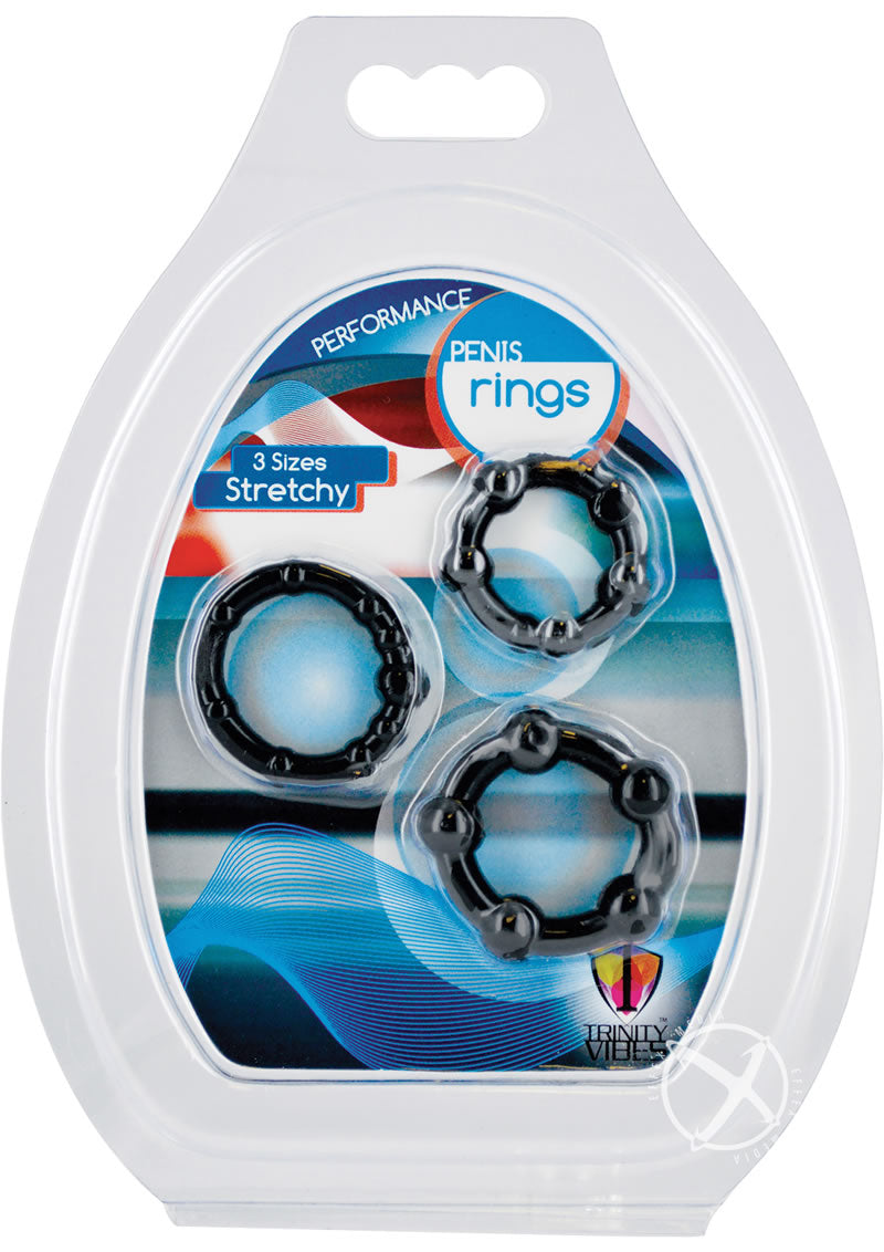 Tm Performance Penis Rings 3pc_0