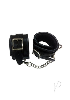 Rouge Padded Ankle Cuffs Black_1