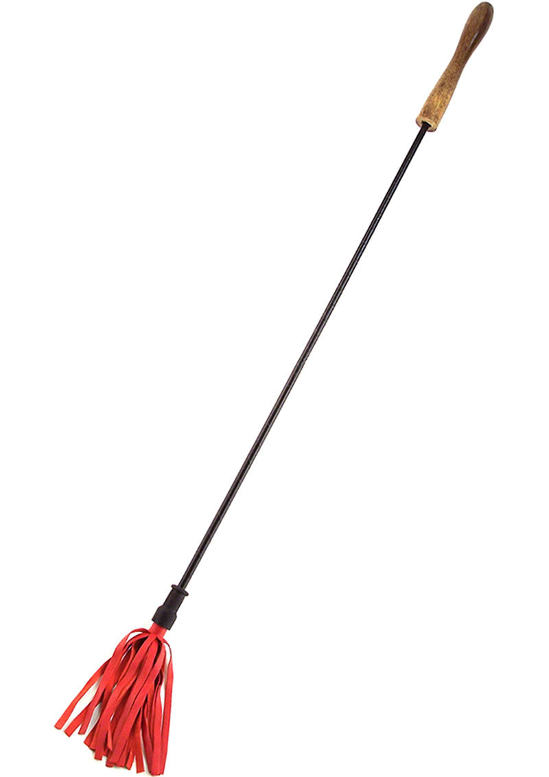 Rouge Wood Handle Riding Crop Red_0