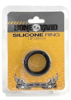 Boneyard Silicone Ring 30mm Black_0