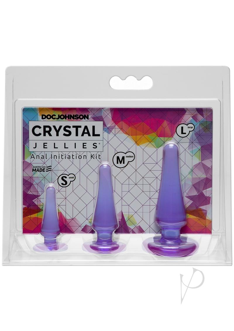 Crystal Jellies Anal Initiation Kit Purp_0