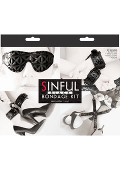 Sinful Bondage Kit Black_0