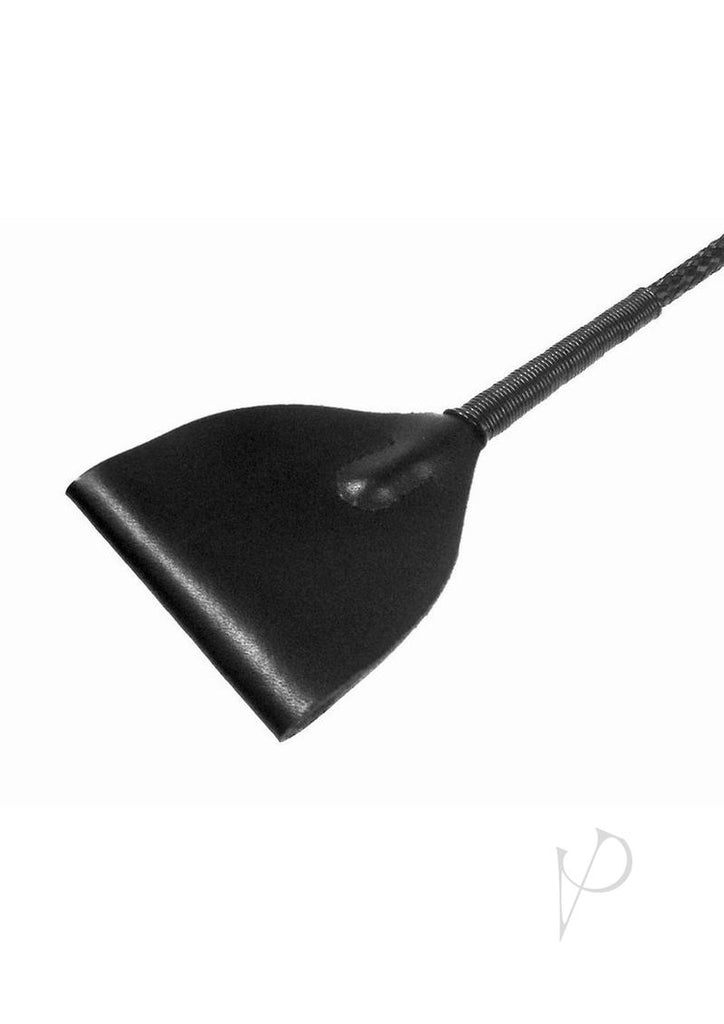 Ms Mare Black Leather Riding Crop_1