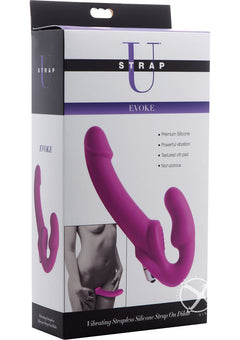 Strap U Vibe Strapless Silic Dildo Pink_0