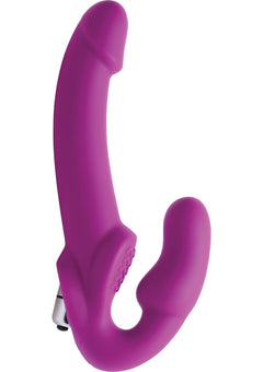 Strap U Vibe Strapless Silic Dildo Pink_1