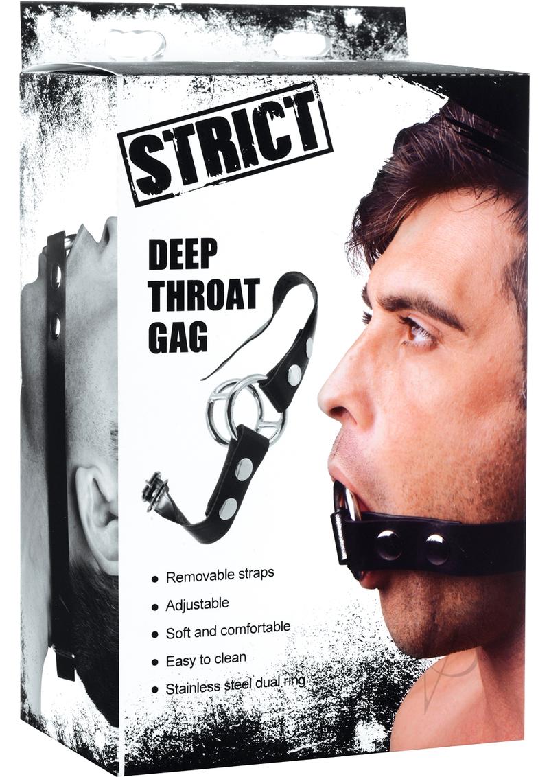 Strict Deep Throat Gag Black_0